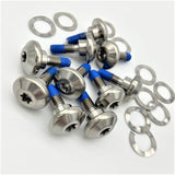 Geezer Engineering GR5 Titanium Rotor Bolt Kit (10 pcs.) for Harley