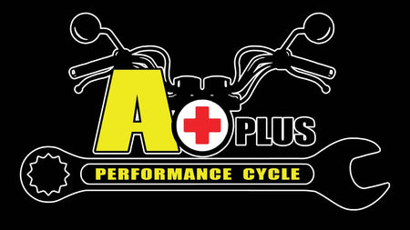 A Plus Performance Cycle.  Specializing in suspension RWD Russ Wernimont Designs, Legends, Ohlins, Fox, JRi.  Repairs, service and parts. Harley Performance. Feuling Parts Simpson helmets ghost bandit outlaw bandit