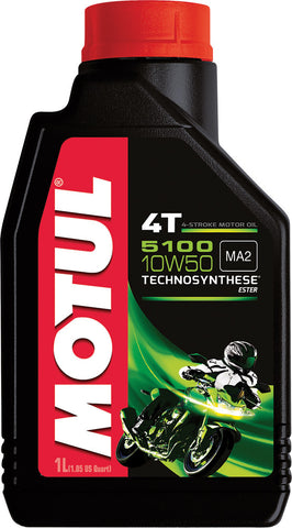 5100 Ester/Synthetic Engine Oil 10W50 Liter - A Plus Performance Cycle HD