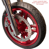 GeezerGlide Front Wheel Kit Enforcer Style 19” and 21” Options with 14" Brake Rotors for Harley - A Plus Performance Cycle