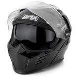 Simpson Mod Bandit - GLOSS BLACK / CARBON IN STOCK! - A Plus Performance Cycle