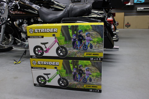 STRIDER BALANCE BIKES