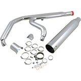 KHROME WERKS OUTLAW 3 STEP 2-1 HEADER W/ 4.5" MUFFLER, CHROME M8 **END CAP SOLD SEPARATELY*