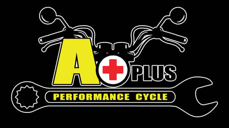 A Plus Performance Cycle.  Specializing in suspension RWD Russ Wernimont Designs, Legends, Ohlins, Fox, JRi.  Repairs, service and parts. Harley Performance. Feuling Parts Simpson helmets ghost bandit outlaw bandit 