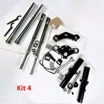 Triple-Tree, Fork-Slider, 49mm Tubes, Cartridges 2013 Touring & prev. "KIT 4"