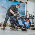 ROCKFORD FOSGATE Dual 10" Saddlebag Subwoofer Kit for 2014+ Harley-Davidson® Street Glide & Road Glide