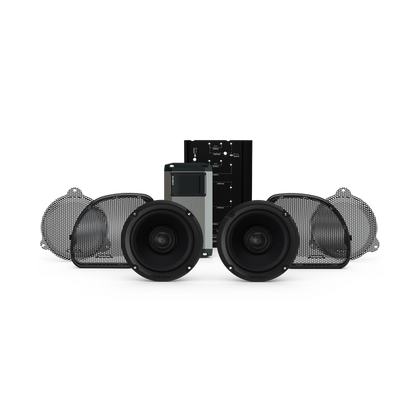ROCKFORD FOSGATE Stage-2 Speaker & Amp Kit for 2014+ Harley-Davidson Street Glide & Road Glide (Gen-3)
