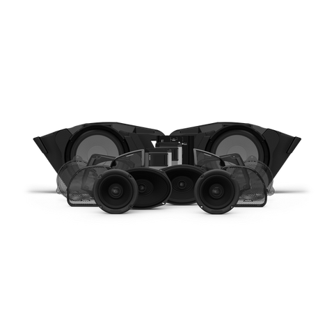 ROCKFORD FOSGATE Stage-5 Speaker & Amp Kit for 2014+ Harley-Davidson Street Glide & Road Glide (Gen-3)