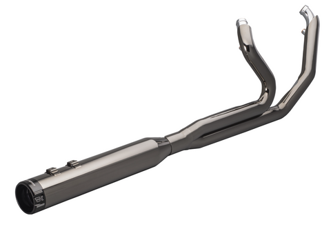 KHROME WERKS OUTLAW 3 STEP 2-1 HEADER W/ 4.5" MUFFLER, ECLIPSE® M8 **END CAP SOLD SEPARATELY**
