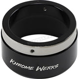 KHROME WERKS REPLACEMENT TIP-KLASSIC, LEFT SIDE FOR 4.5" HP-PLUS MUFFLERS