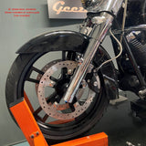 GeezerGlide Front Wheel Kit Enforcer Style 19” and 21” Options with 14" Brake Rotors for Harley - A Plus Performance Cycle