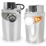 GeezerGlide Cowbells (LED auxiliary light & turn signal) for Harley 2014-later Touring Models - A Plus Performance Cycle