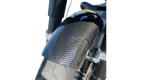 SLY FOX FRONT CARBON FIBER FENDER GLOSS 14-22 TOURING - A Plus Performance Cycle