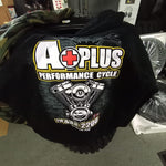 BLACK HOODIE - A Plus Performance Cycle