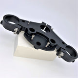 GeezerGlide Reduced Trail Triple Tree Kit for Harley 2014-later Touring Models - A Plus Performance Cycle