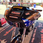 GeezerGlide Reduced Trail Triple Tree Kit for Harley 2014-later Touring Models - A Plus Performance Cycle